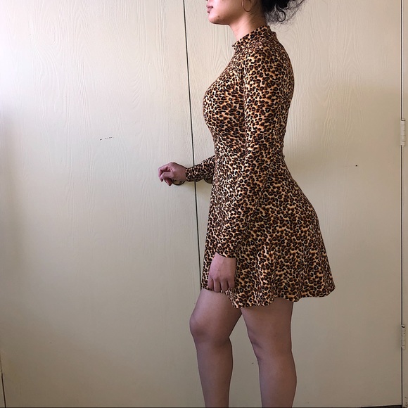 Leopard Print Swing Dress - Picture 4 of 7